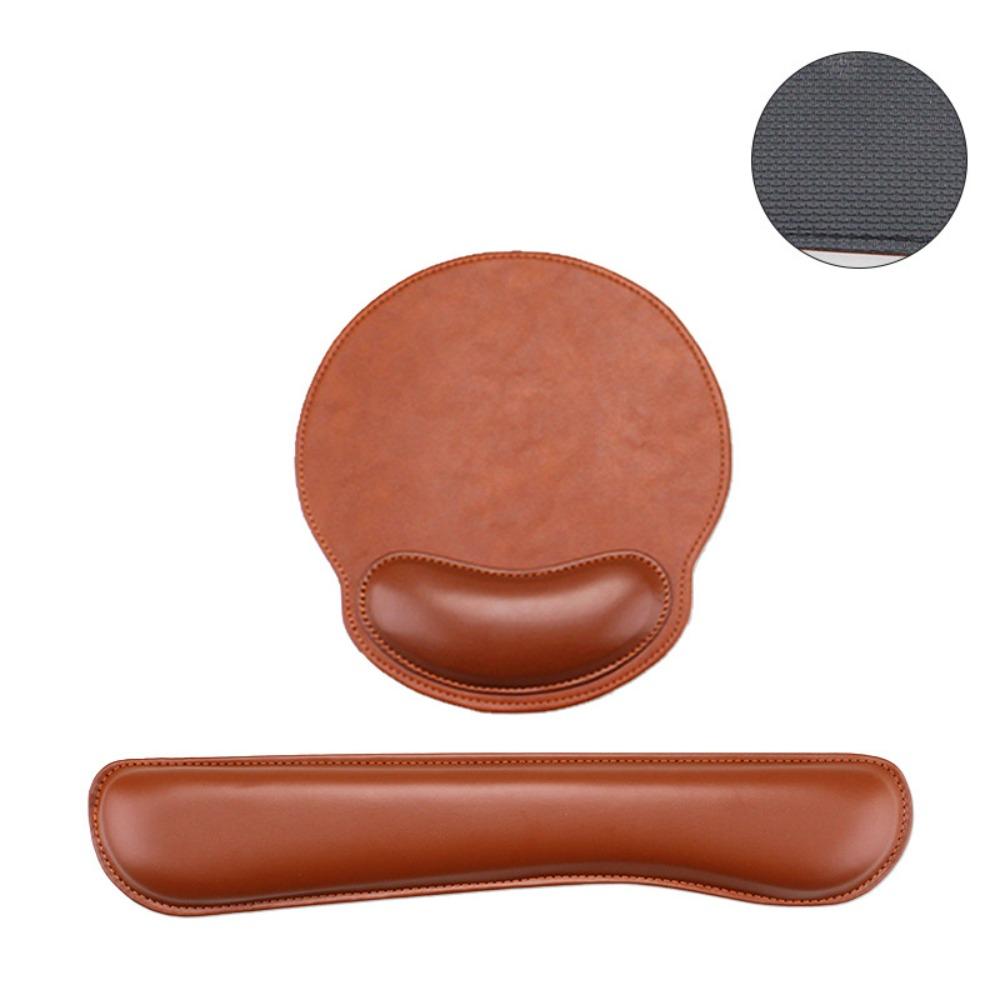 2Pcs/Set Non-Slip Wrist Support Mouse Pad Slow Rebound Keyboard Hand Cushion Student