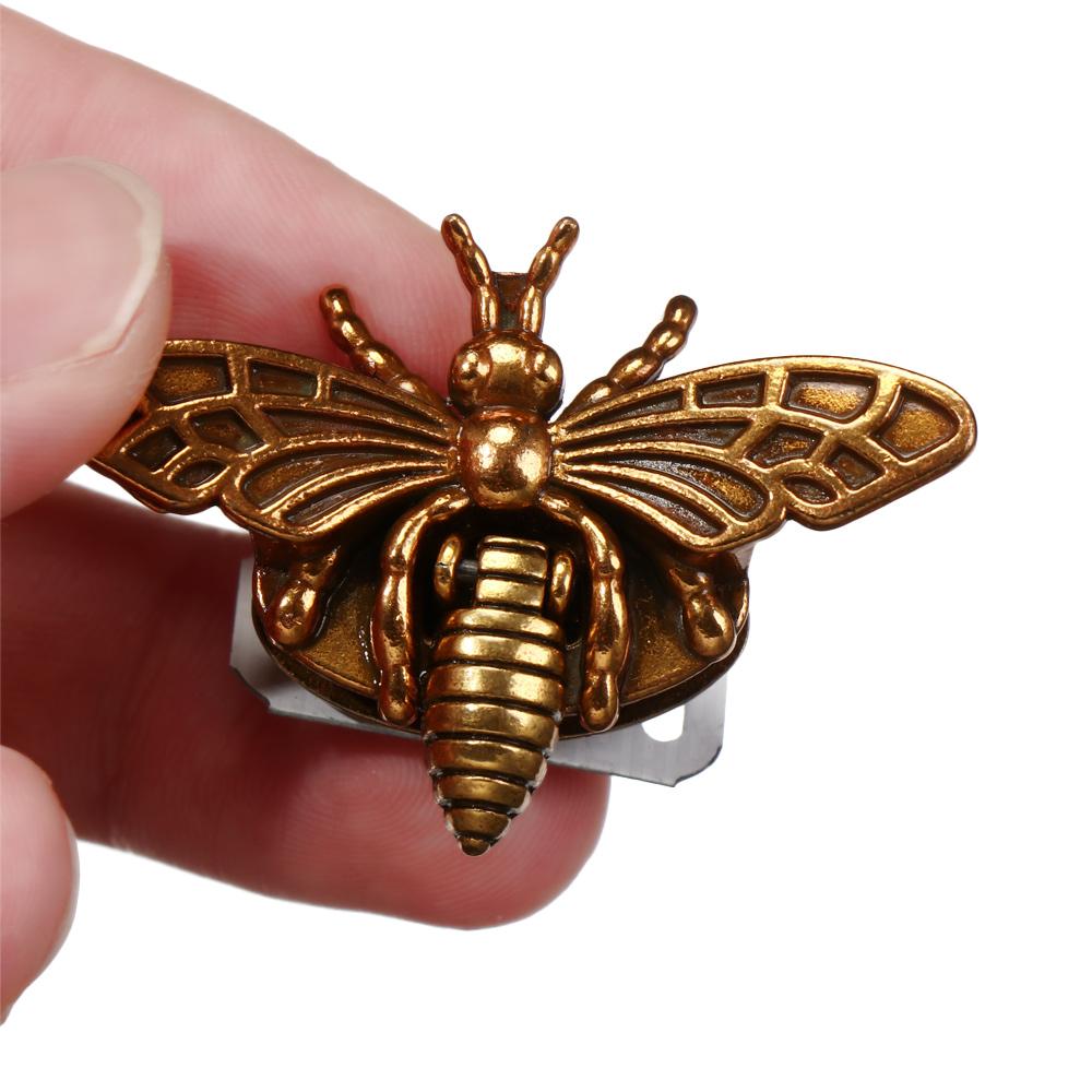НОВЫЕ DIY аксессуары для сумочек, сумок, застежек, фурнитура, ретро-замок, металлические пряжки в форме пчелы