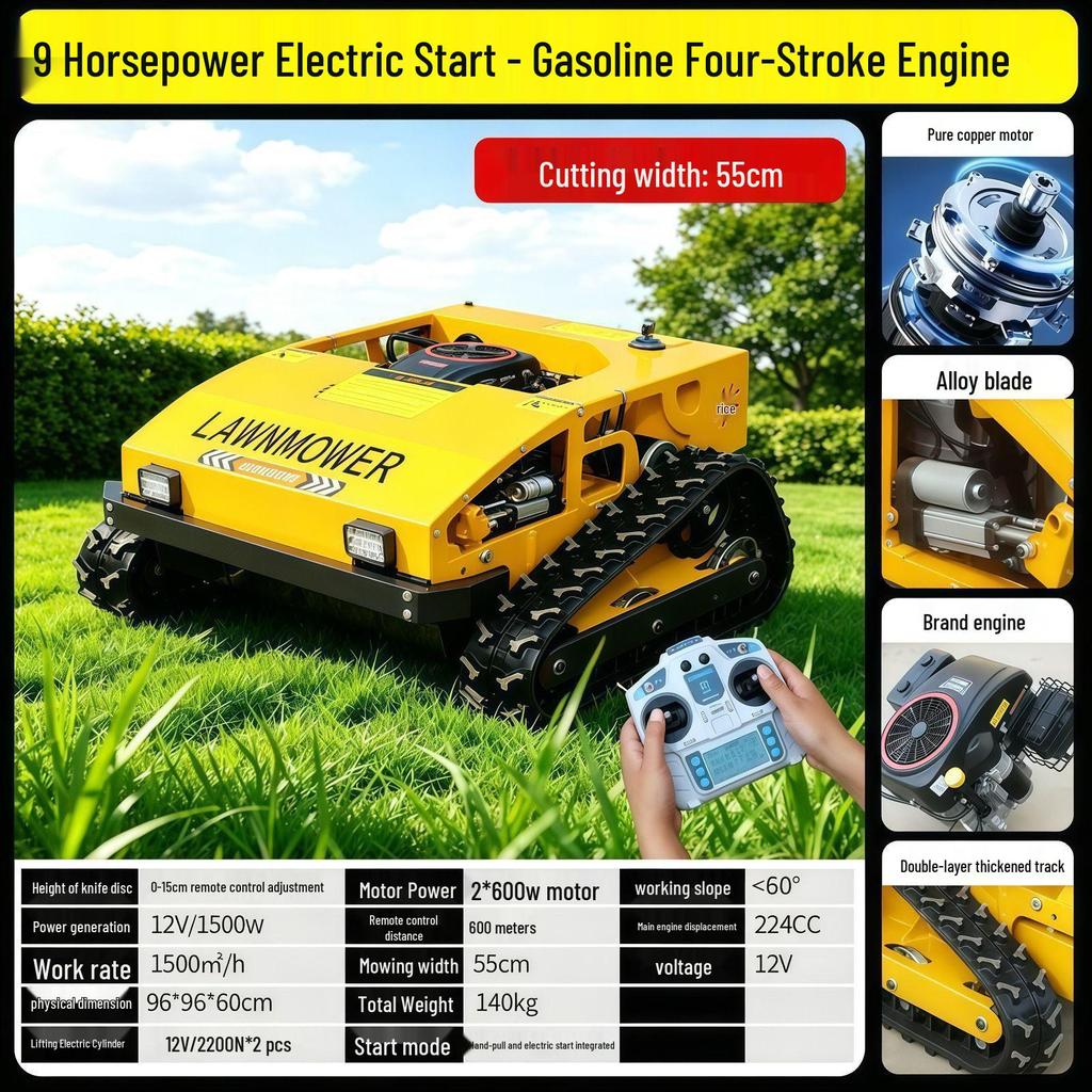All-Terrain Remote Control Lawn & Orchard Tracked Mower