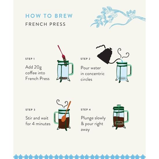Blue Tokai Coffee Roasters Dhak Blend - Dark Roast | French Press Coffee Grind 500g ,100% Arabica Beans | Freshly Roasted Ground Coffee