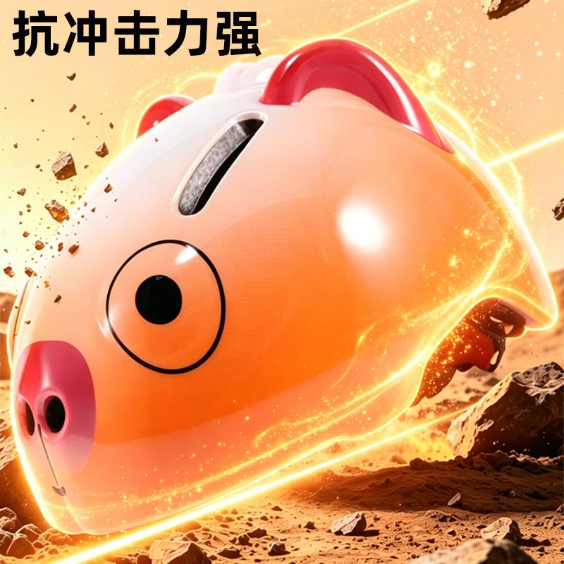 New children's sports helmet cartoon creative pattern custom bicycle balance bike roller skating cycling helmet manufacturer