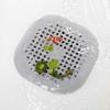 Set of 2 Easy-to-Clean Silicone Sink Filter with Drain Cover, Hair Catcher, and Odor Preventer for Kitchen and Bathroom