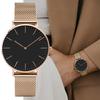 Fashion Women's Watches Luxury Stainless Steel Mesh Belt Ladies Quartz Wristwatch Simple Casual Woman Watch Clock Reloj De Mujer