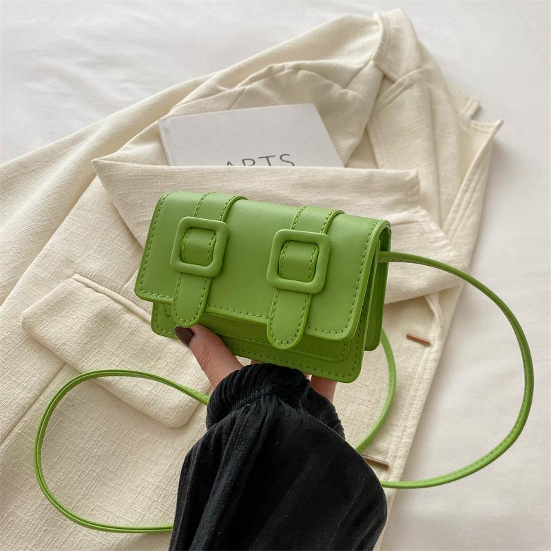Маленькая сумка женская летняя новая трендовая нишевая сумка через плечо простая маленькая квадратная сумка ретро повседневная сумка-мессенджер женская