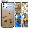 Чехол для телефона с изображением морских черепашек для iPhone 17 Air 16 15 14 plus 12 13 pro max coque Fundas