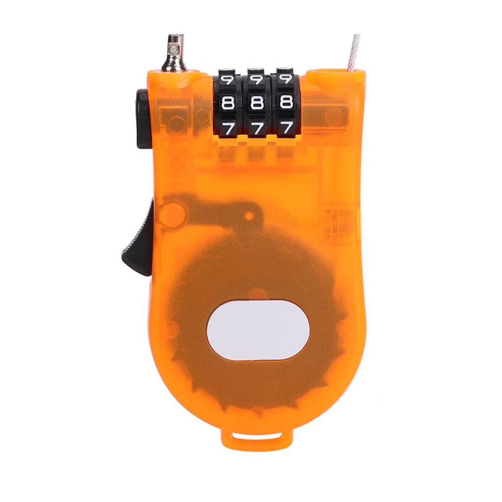 Мини Кодовый Замок на Шнурке с Защитой от Кражи Водонепроницаемый Выдвижной Замок для Мотоциклетного Шлема для Шкафов Ящиков для Инструментов