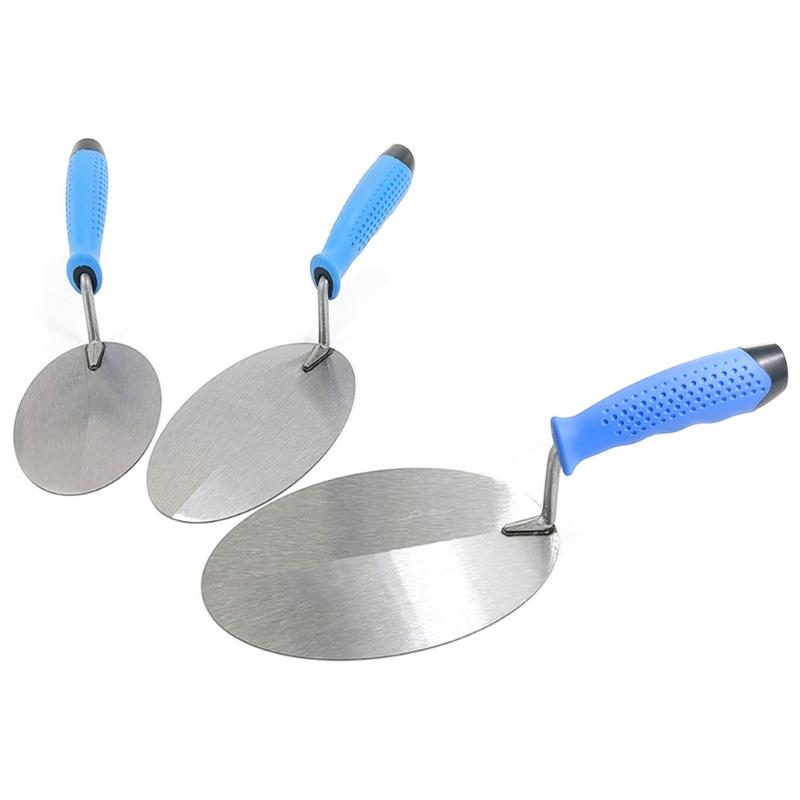 Шпатели из нержавеющей стали, штукатурные терки с утолщенной конструкцией для долговечного использования в строительстве, выравнивание пола