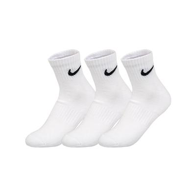 Nike Носки унисекс SX7667-100 Daily Cush Crew Socks Мягкие, удобные, универсальные, без запаха, 3 пары белых
