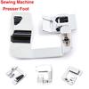 Stainless Steel Crimp Tool Presser Foot Sewing Machine Parts Hemming Cloth Strip Rolled Hem Feet