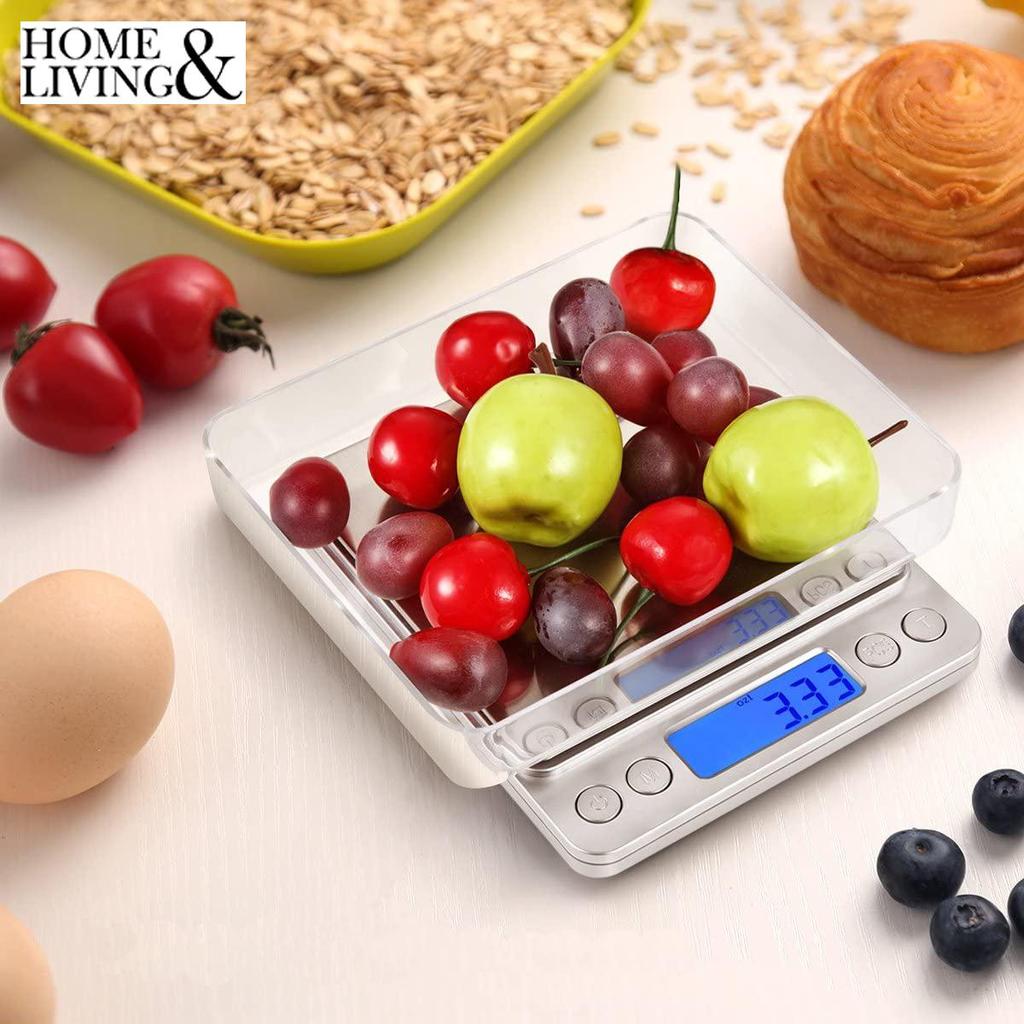 Digital Food Scale Weight Food Kitchen Scale for Cooking Baking Stainless