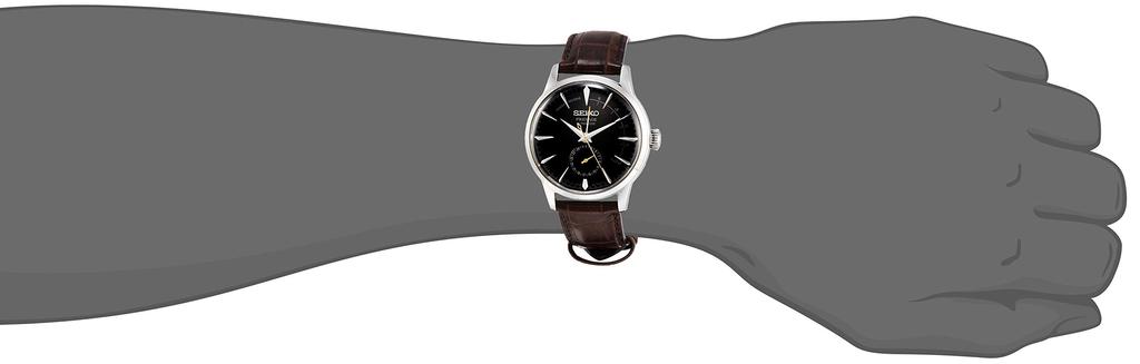 Presage Midnight Cocktail Time Mechanical Watch Brown SARY135 PRESAGE Cocktail with Power Reserve Hardlex Back Formal Suit Stylish Jacket 5 [Seiko