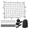 BullBear Cargo Net, 5 Types, 28-Piece Set, Luggage Net, 35.4 X 47.2 Inches (90