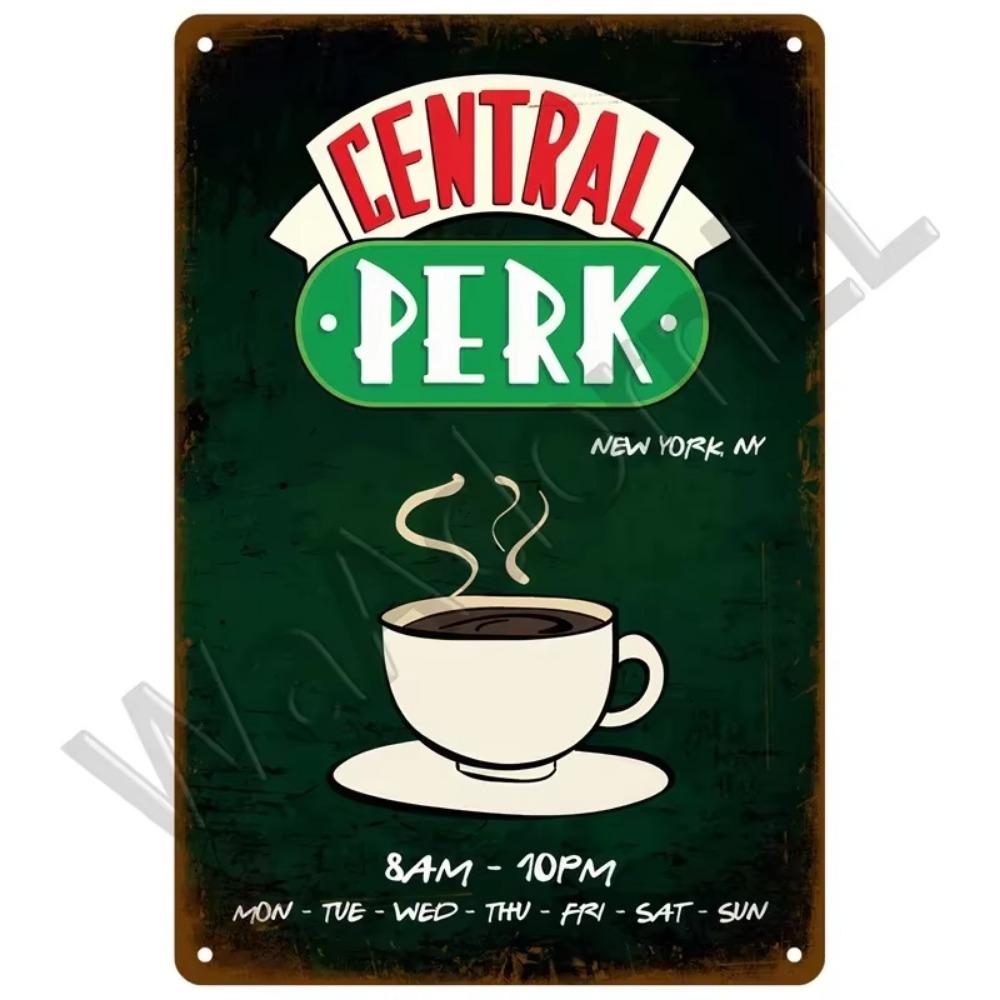 DORA Tin Sign Coffee Tin Sign Posters Wall Decorations Vintage Cafe Retro Club Pub Bar Painting Home Decor Friends Wall Art