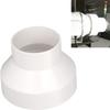ABS Plastic Duct Reducer Straight Connector Ventilation Adapter Duct Increaser  Kitchen Exhaust