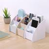 Plastic TV Remote Control Storage Holder Mobile Phone Holder Stand Washable Home Office Storage Boxes Desktop Storage Case