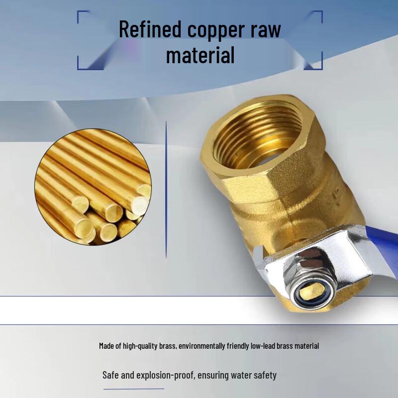 QiZhou 216 Series Threaded Brass Manual Ball Valve
