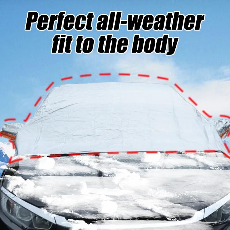 Car Windshield Cover Winter Snowproof Snow Shield Car Outdoor Dustproof Waterproof Protector Auto Exterior Covers