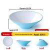 8-inch dual-tone ice blue & white (set of 2)