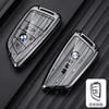 Fashion Car Smart Key Case Shell Auto Emblem Keychain Ring Auto Accessories For BMW 1 2 5 Series 218i X1 F48 X5 X6 F15 3 Buttons DZ9