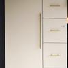Brass Handle Cabinet Doors Wardrobes Dresser Drawers Minimalist Design Golden Ball Handle Eco-Friendly Durable