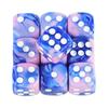 Mix Color Effect 12mm D6 Double Cube Playing for Gambling Board Game,Tabletop Game,games Poker Dice,