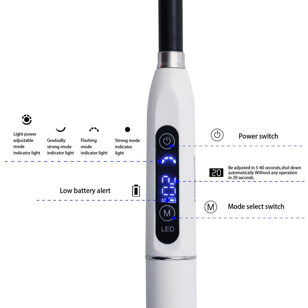 1 секунда стоматологический регулируемый светодиодный светоотверждаемый высококачественный ортодонтический композитный светоотверждающий светильник стоматологическое оборудование