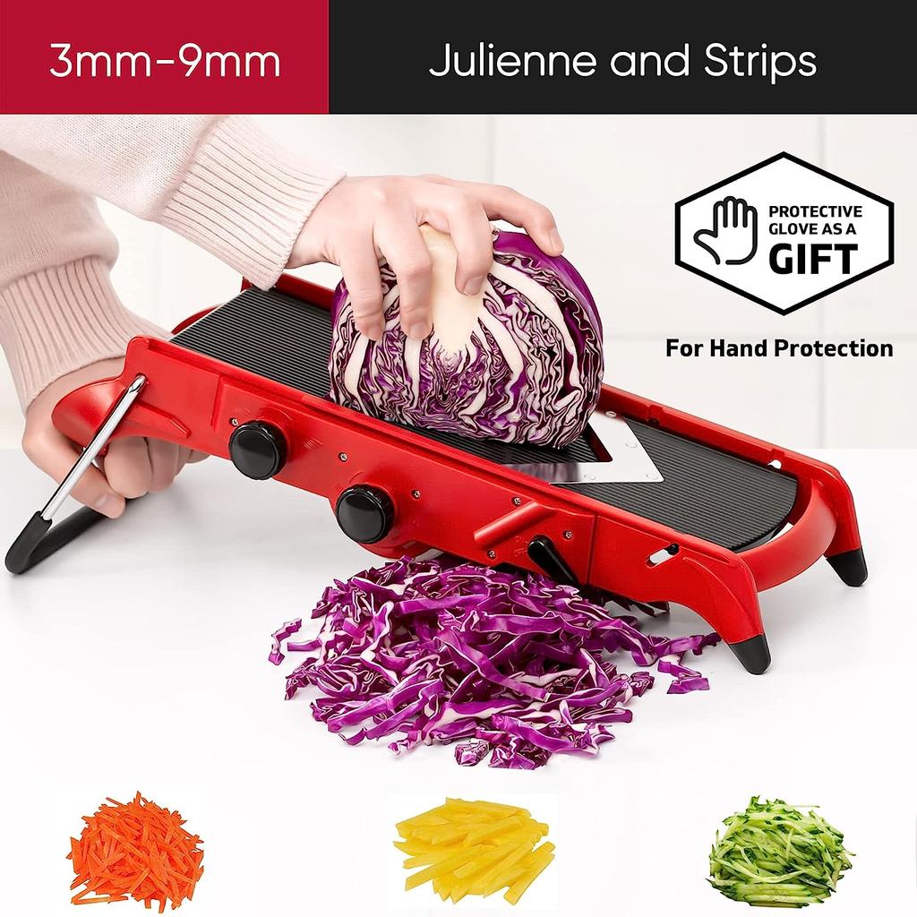 Кухонная терка-мандолина, измельчитель овощей, лука, картофелерезка, жульен Dicer, регулируемая толщина