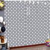 2 шт. Металлические мишурные банты Фольгированные бахромчатые шторы для вечеринки Фон Стримеры для праздников и особых случаев