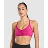 Спортивный бюстгальтер с рюшами и бретельками Winning Pink B6a6i Kcn6