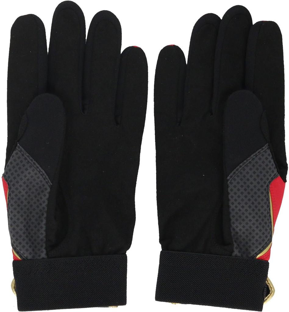 Перчатки adidas для бейсбола, размер LBG854, красные с золотым, 23, теплые, (6482), Большой,