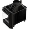 Cast Iron Fireplace KRATKI SIMPLE Right 8 kW Ø 150
