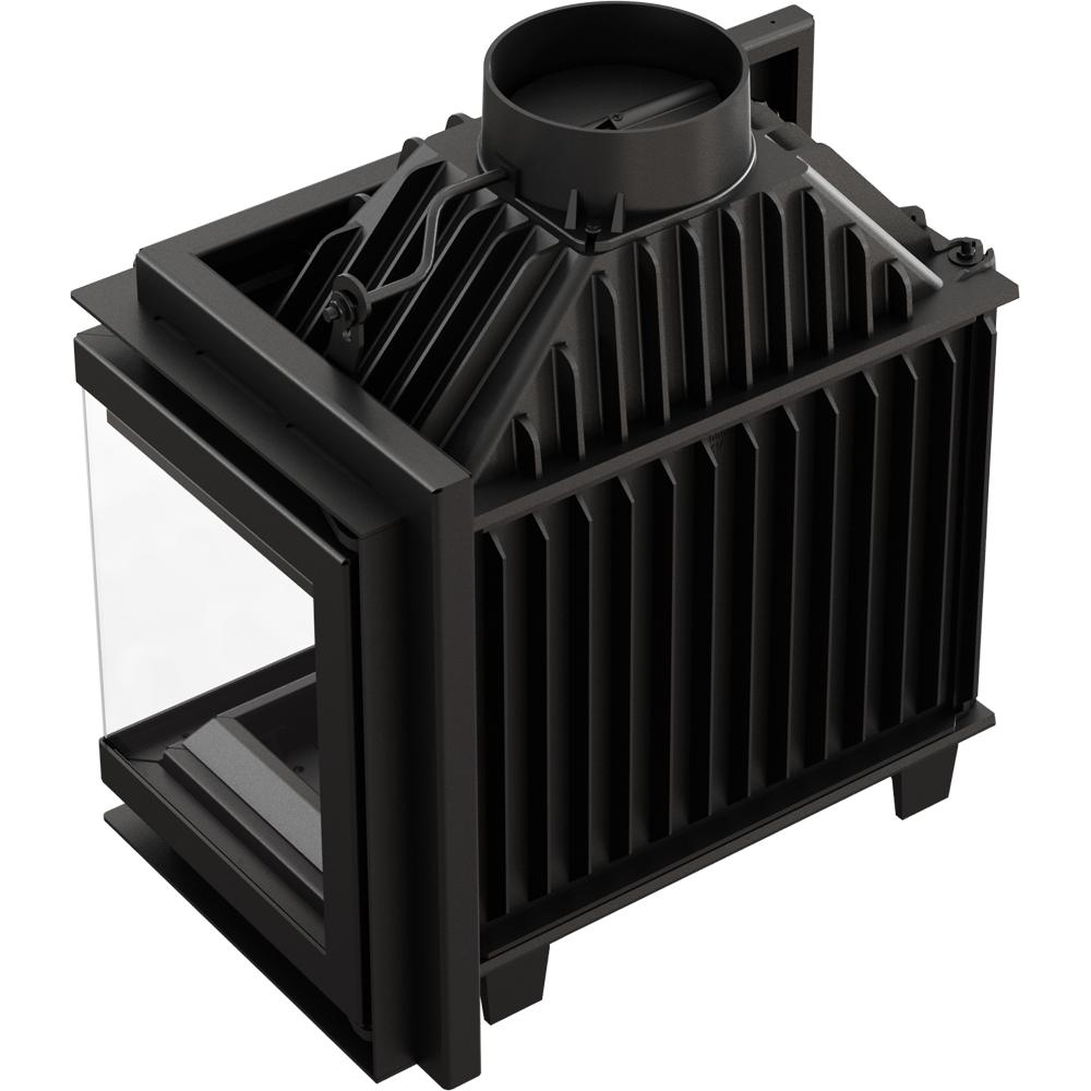 Чугунный камин KRATKI SIMPLE правый 8 кВт Ø 200