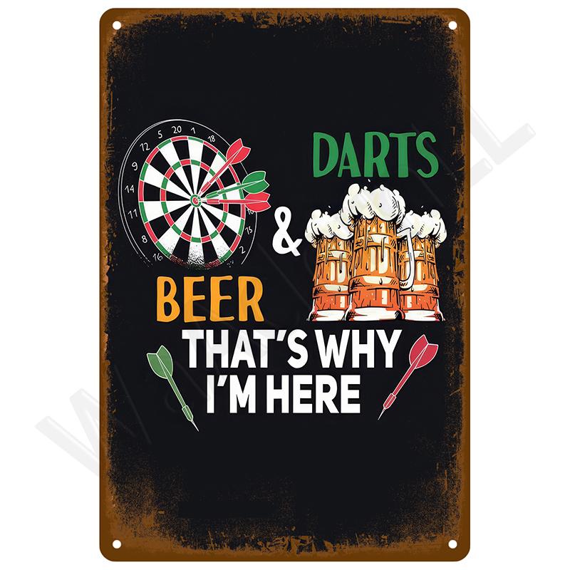 Металлические таблички Винтажные металлические пластины Постеры Ретро Настенное искусство Барные аксессуары Мужская пещера Жестяная табличка Комната Предмет декора Роскошный домашний декор Украшения