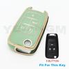 TPU Smart Key Case For Chevrolet Car Key Fob for Chevrolet Chevy Cruze Malibu Camaro Aveo Equinox Impala Sonic 2 3 4 5 Buttons