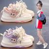 Children's Sports Shoes Fashionable White Shoes Soft Bottom Shoes Girls Casual Shoes
