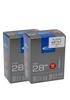 SCHWALBE 700x28/45C Tubes with Presta Valves, 17SV, Set of 2