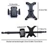 Car Tablet Phone Holder Stand Bracket 2 In 1 Car Truck Back Seat Headrest Phone Mount Holder for iPad Rear Seat Universal
