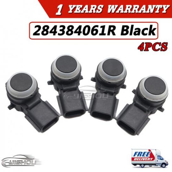 For Renault Kadjar Espace Koleos Megane 3 4PCS New PDC Parking Sensor 284384061R