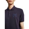 Moncler Solid Color Polo Collar Single-Breasted Short Sleeve T-Shirt Men Tops Dark-Blue J10918A0000889A1677X