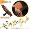 Brass Acoustic Guitar Bridge Pins (6-Piece Set) - Easily Replaceable Parts, Includes Endpin and Pin Remover