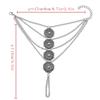 Bohemian Coin Charm Slave Bracelets For Women Vintage Silver Color Bracelet Gypsy Ethnic Tribal Festival Indian Jewelry Turkish
