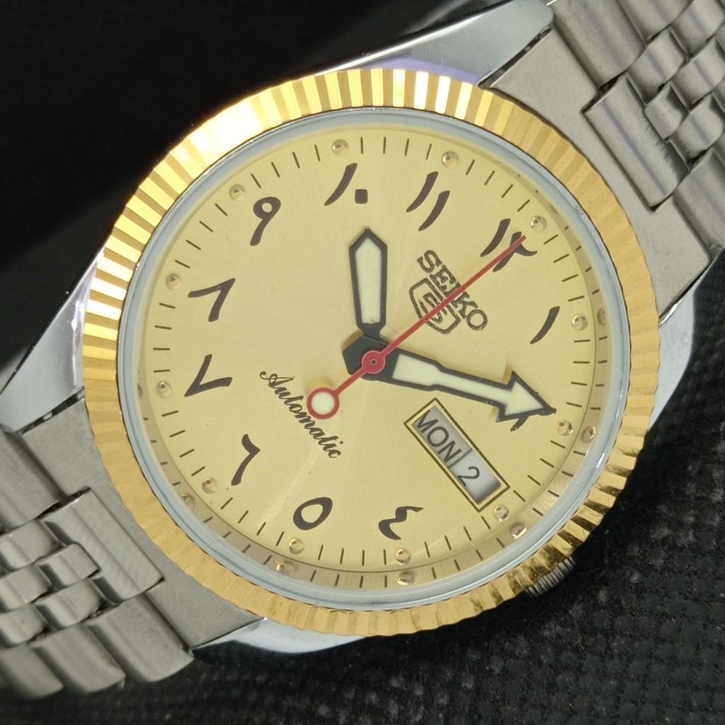 ВОССТАНОВЛЕННЫЕ SEIKO 5 PRESIDENT AUTOMATIC MENS JAPAN WATCH BACK 575b-a305220-9