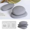 3 Hole Pebble Silicone Candle Mold DIY Stone Shape Aromath Soap Molds Plaster Resin Chocolate Baking Making Home Crafts Decor