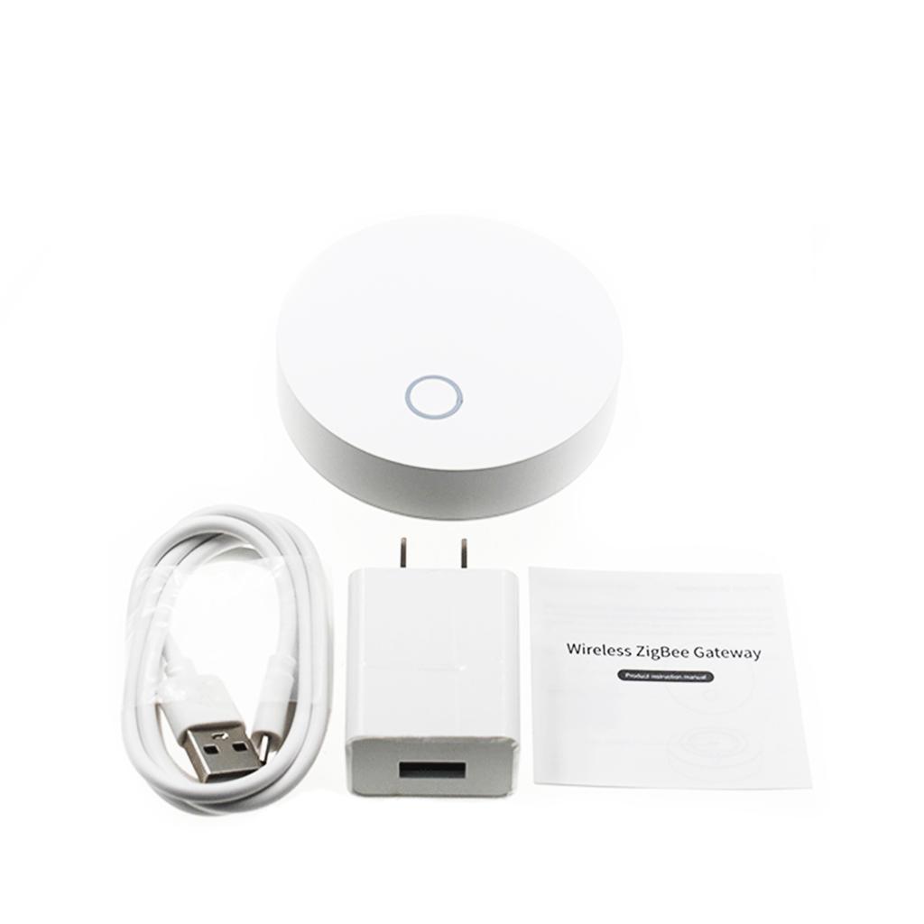 Wifi Gateway Smart Hub for Smart Thermometer Hygrometer Compatible with Alexa Google Home Tuya