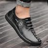 Men Leather Shoes Sneaker 2023 New Leather Handmade Shoes Men Casual Shoes