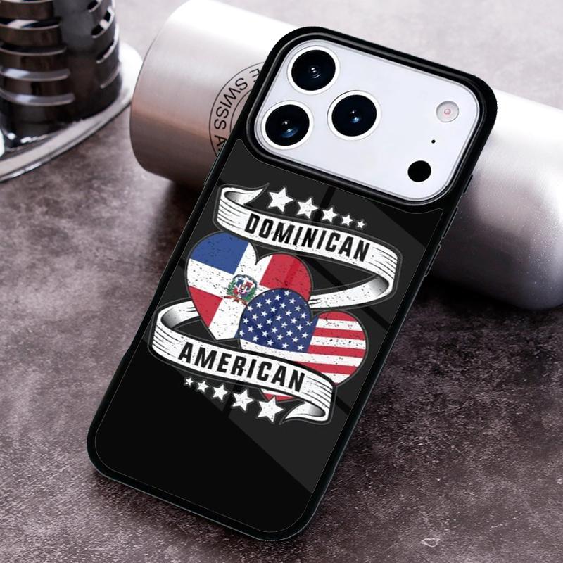 Чехол для телефона с флагом Доминиканской Республики для iPhone 17 16 15 14 13 12 11 Pro Max Plus 17Air Мягкий силиконовый чехол