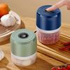 1pc Green/White Electric Kitchen Garlic Chopper Large Capacity MultiFunctional Mashed Garlic Minced Meat Chopped Ginger Grinder