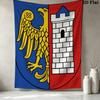 Piast Gliwice Wall Tapestry Aesthetic Wall Hanging Printed Fabric Blanket Decorative Tapestries For Bedroom Living Room Home Decor