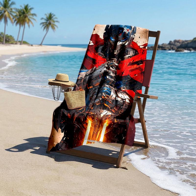 Transformers Fashion Beach Towel: Ideal for Summer Adventures Soft, absorbent and quick drying suitable for swimming and bathing