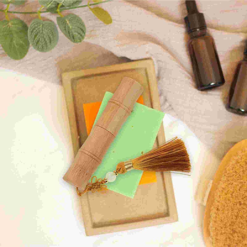 5/10ml Lip Balm Tubes Steel Roller Ball Lipstick Tube Refillable Bamboo Roll-on Bottle Travel